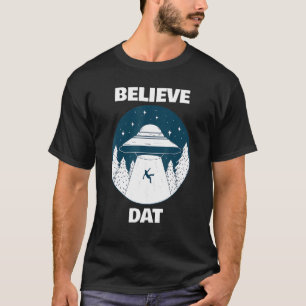 Camiseta Cree en el secuestro de Da Flying Saucer
