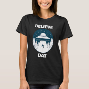 Camiseta Cree en el secuestro de Da Flying Saucer