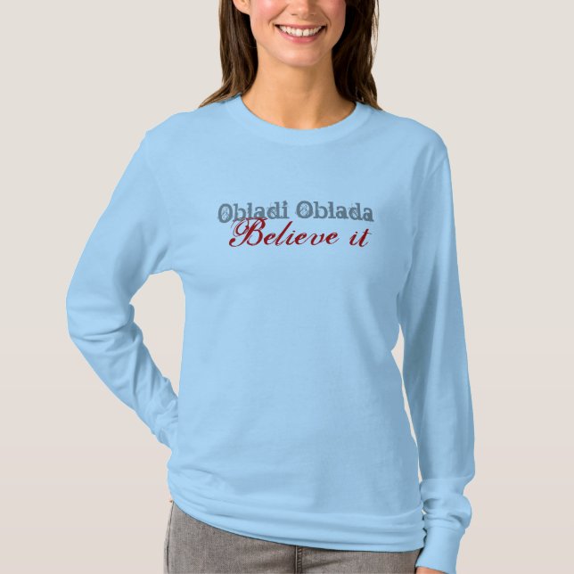 Camiseta Cree en ello (Anverso)