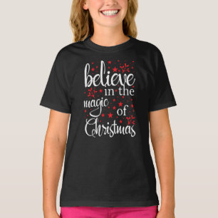 Camiseta Cree en la Magia de la Navidad