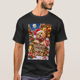 Camiseta Cree en la Magia de la Navidad – Perro Lindo Festa