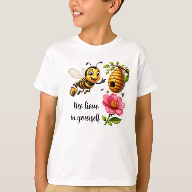 Camiseta Cree en ti mismo (Anverso)