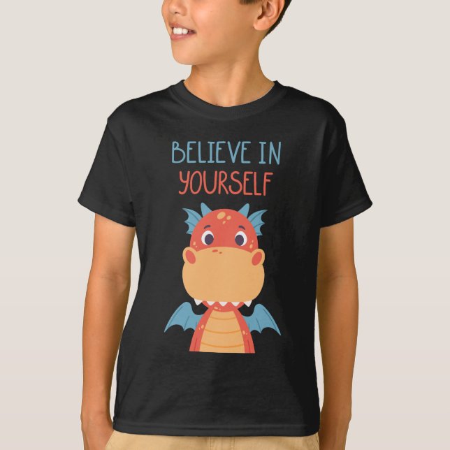 Camiseta Cree En Tu Propio Dragón (Anverso)