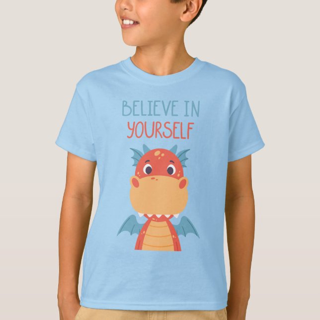 Camiseta Cree En Tu Propio Dragón (Anverso)