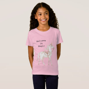 Camiseta Cree en Unicornio Mágico