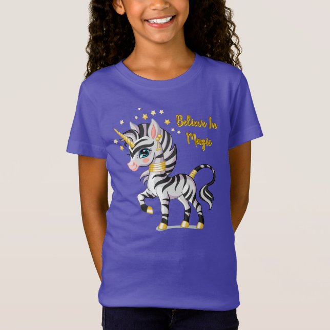 Camiseta Cree En Unicornios Mágicos (Anverso)