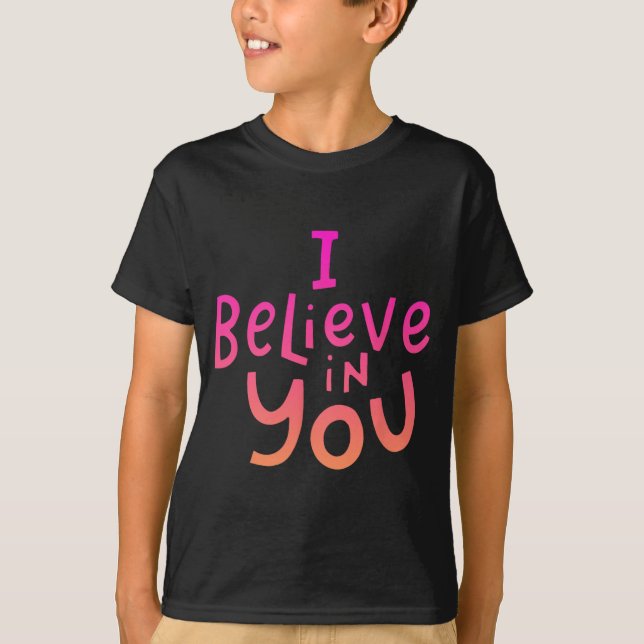 Camiseta Cree En Usted - Teachers Test Day Idea 4 (Anverso)