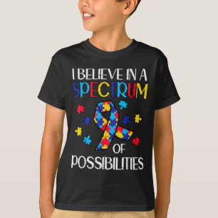 Camiseta Cree Espectro Posibilidades Conciencia Autismo Me