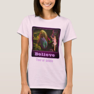 Camiseta Cree Hada y Zapatilla de Dama Inspiradora