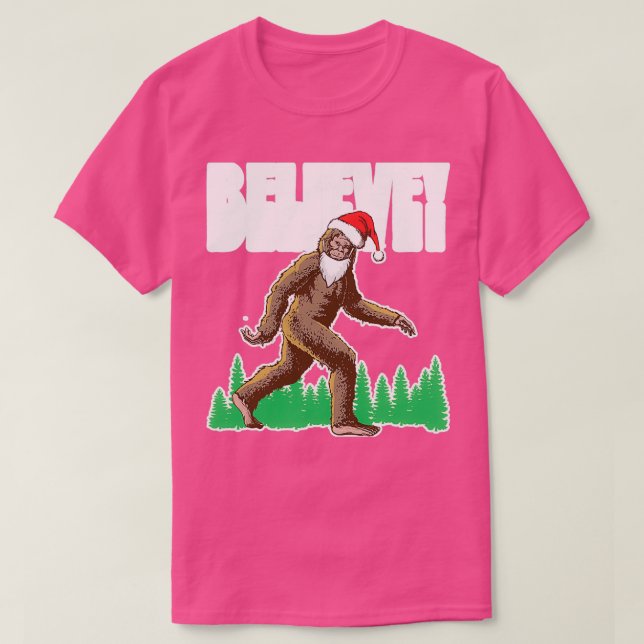 Camiseta Cree Navidades Bigfoot Santa 2 (Diseño del anverso)