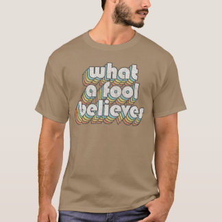 Camiseta Cree Retro Tonto Música Antigua Rock Estilo Descol