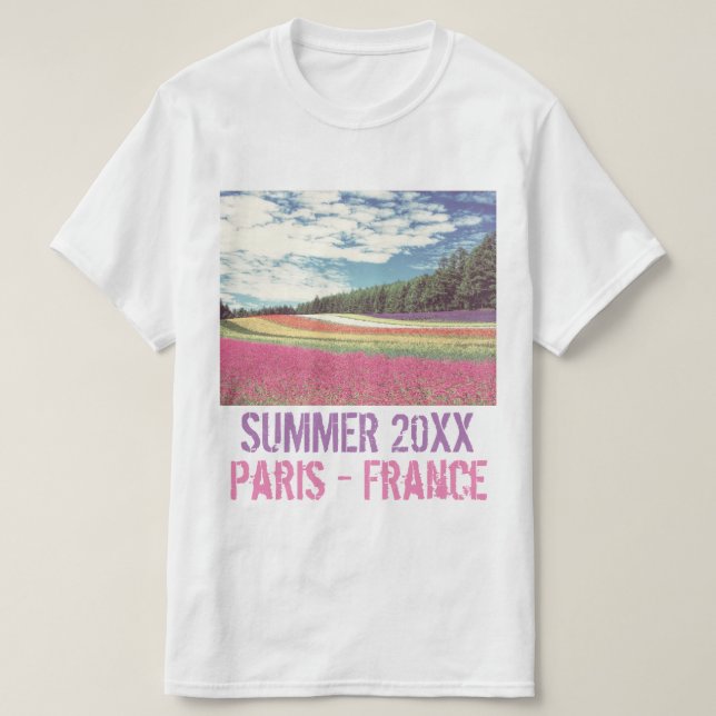 Camiseta Cree su propia foto de encargo (Diseño del anverso)