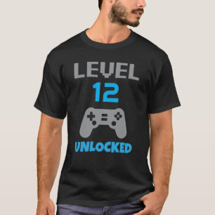 Camiseta Cree su propia plantilla del juego del nivel del