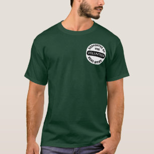 Camiseta Cree su propio regalo voluntario único del equipo