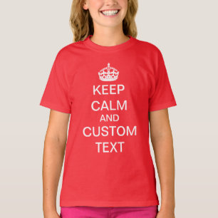 Camiseta Cree sus los propios guardan calma y continúan