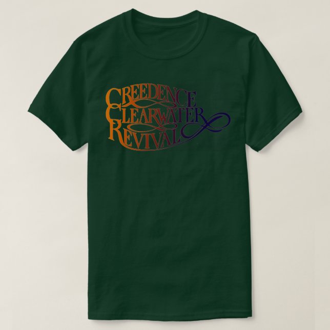 Camiseta Creedence Clearwater Revival Retro Artwork (Diseño del anverso)