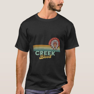 Camiseta Creek Blood Sun Indian American Headdress