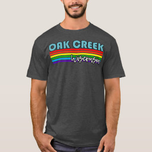 Camiseta Creek de roble Wisconsin Creek de roble LGTB regal