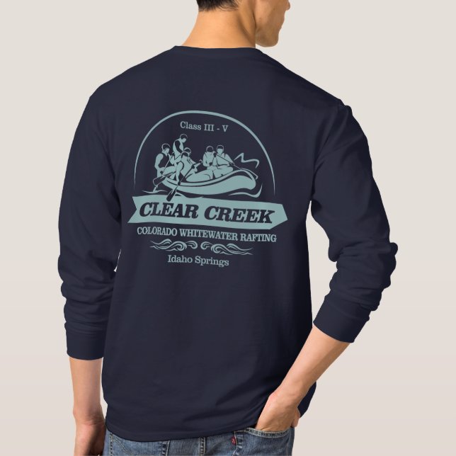 Camiseta Creek transparente (rafting2) (Reverso)