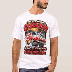 Camiseta CreekRat   CreekRat Co.   Logotipo de dibujos anim