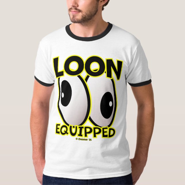 Camiseta Creekrat Personalizado Studios "Loon Equipped" 202 (Anverso)