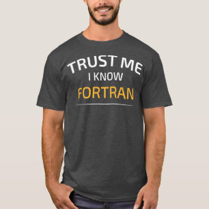Camiseta Créeme Conozco Fortran Data Science Balsamic Bala