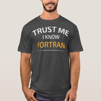 Camiseta Créeme Conozco Fortran Data Science Balsamic Bala
