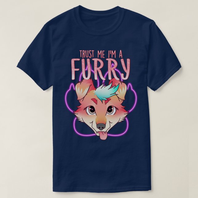 Camiseta Créeme Im a I Furries Cosplay Fandom 14 (Diseño del anverso)