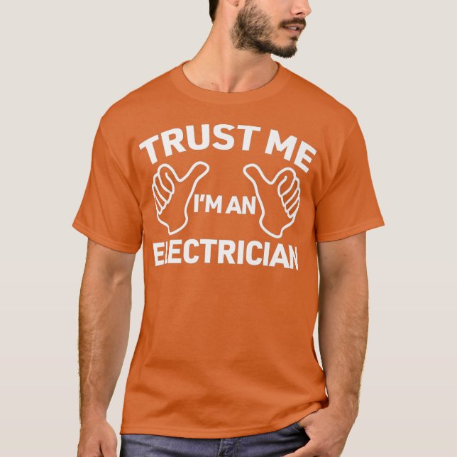 Camiseta Créeme Im An Electrician Premium (Anverso)