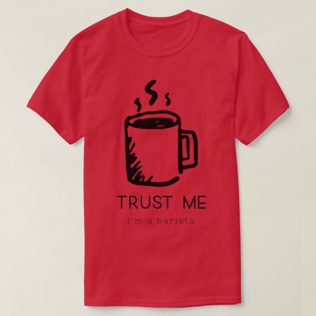 Camiseta Créeme Ix27m a barista 6 (Diseño del anverso)