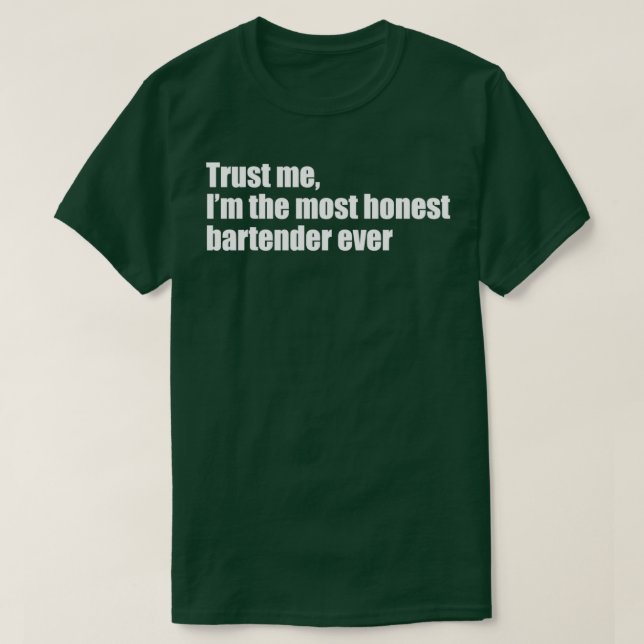 Camiseta Créeme Ix27m el barman más honesto de la historia (Diseño del anverso)