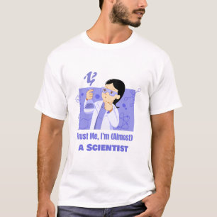 Camiseta Créeme, soy (casi) una actividad de talla científi
