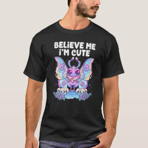 Camiseta Créeme, soy el Gótico dulce Mothman Gótico Cry