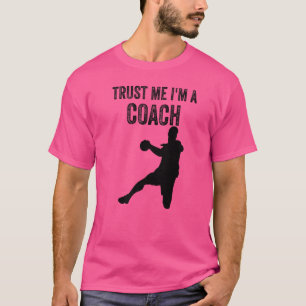 Camiseta Créeme, soy entrenador de fútbol de balonmano