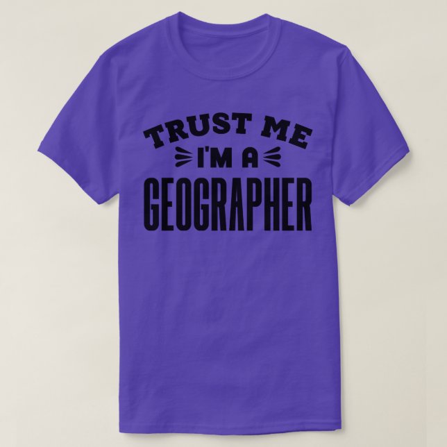 Camiseta Créeme, soy geógrafo 1 (Diseño del anverso)