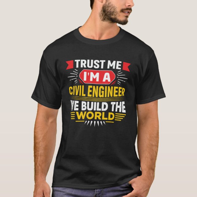 Camiseta Créeme, soy ingeniera civil, Chiste de mujeres (Anverso)