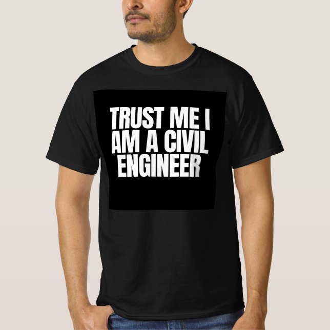 Camiseta Créeme, soy ingeniero civil (Anverso)