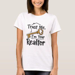 Camiseta Créeme, soy tu agente inmobiliario.