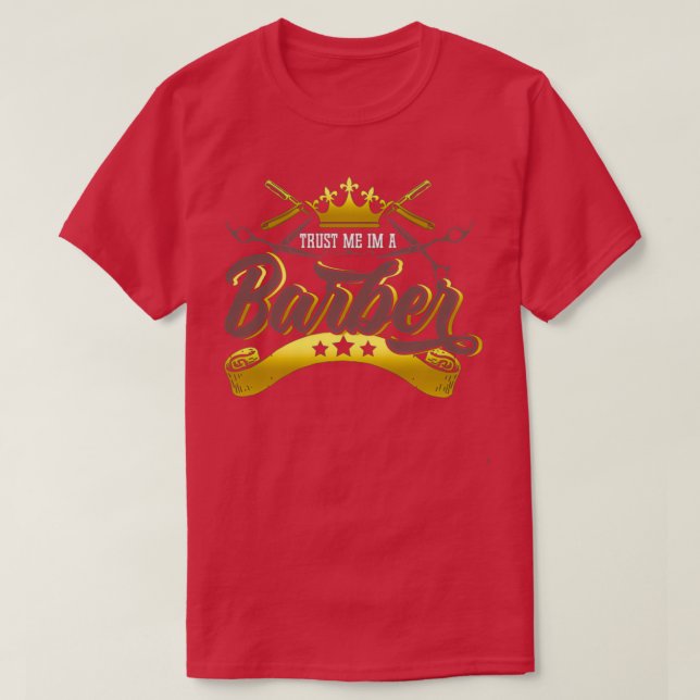 Camiseta Créeme, soy un barbero (Diseño del anverso)