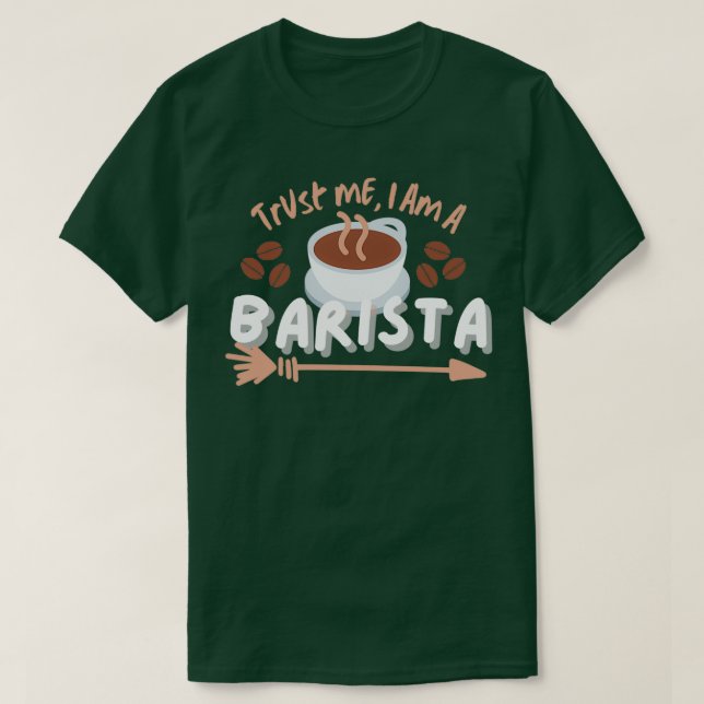 Camiseta Créeme, soy un barista (Diseño del anverso)