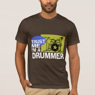 Camiseta Créeme, soy un baterista