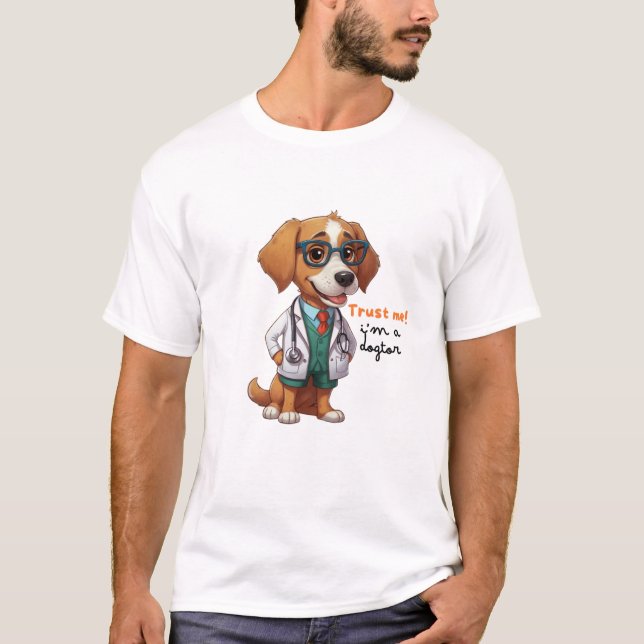 Camiseta Créeme, soy un dogtor (Anverso)