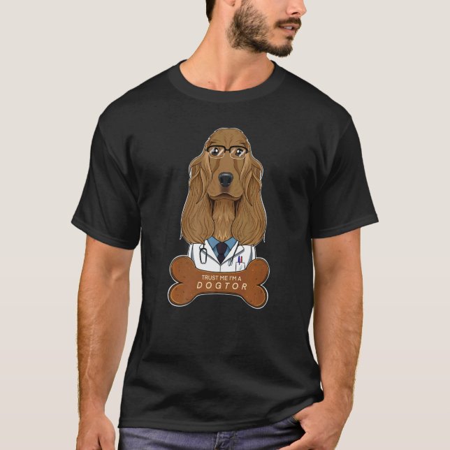 Camiseta Créeme Soy Un Dogtor I Veterinario I Cocker Spanie (Anverso)