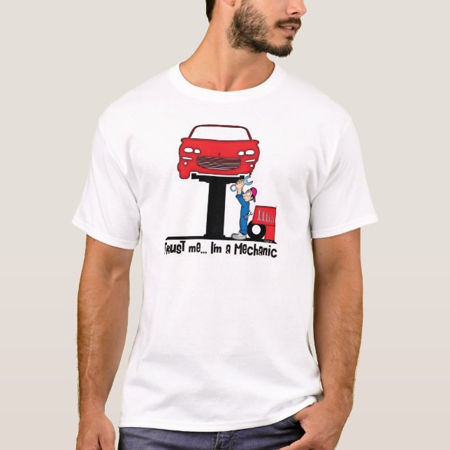 Camiseta Créeme, soy un mecánico mecánico de cómico automát (Anverso)