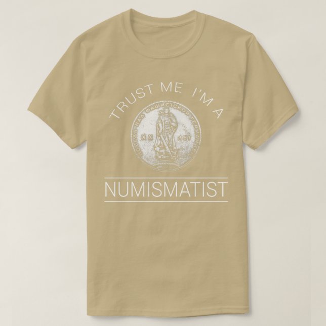 Camiseta Créeme, soy un numismático (Diseño del anverso)