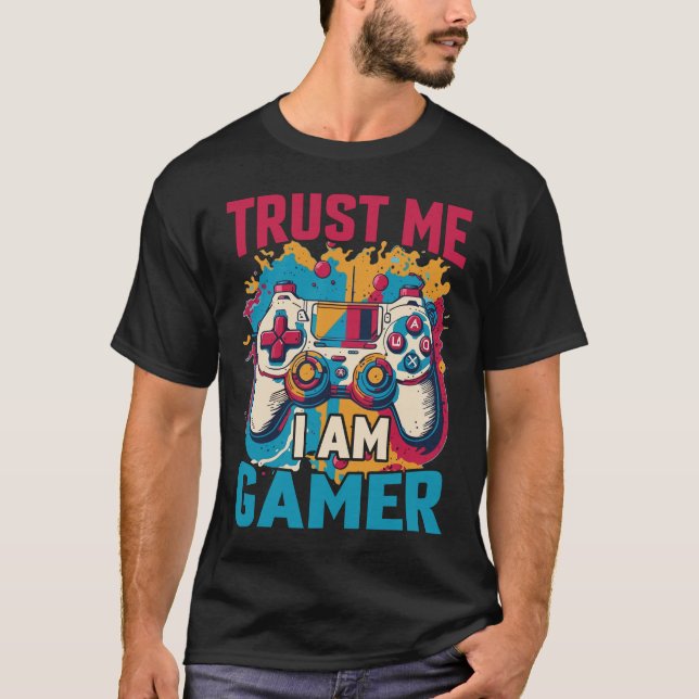 Camiseta Créeme, soy un regalo de jugador divertido (Anverso)