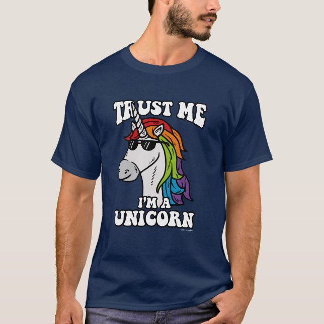 Camiseta Créeme, soy un unicornio (Anverso)