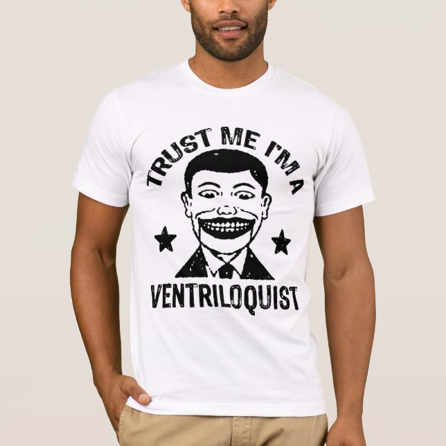 Camiseta Créeme, soy un Ventriloquista (Anverso)