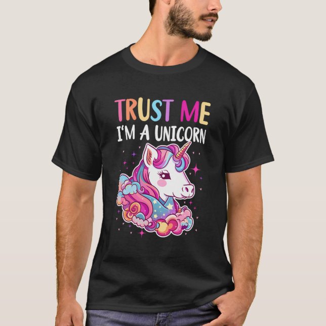 Camiseta Créeme, Soy Unicornio (Anverso)