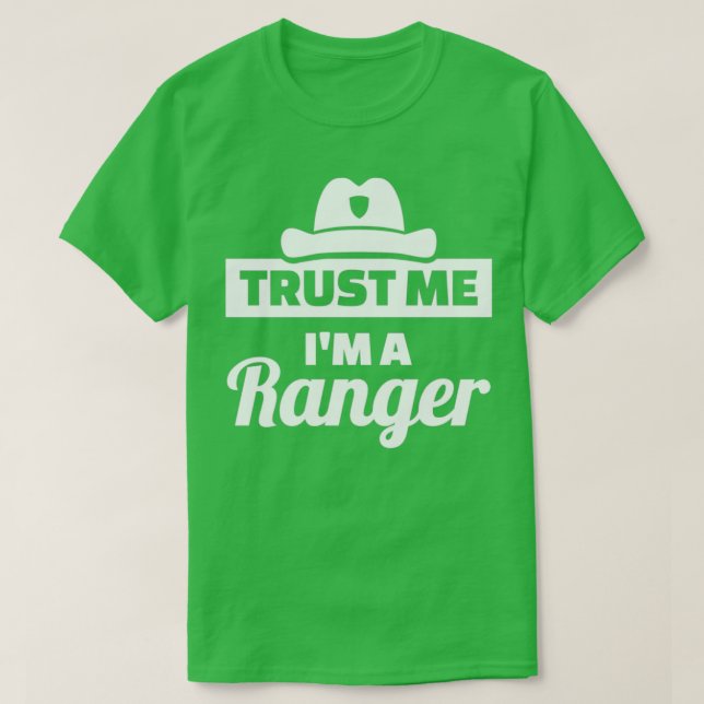 Camiseta Créeme un guardabosques (Diseño del anverso)